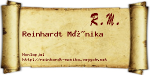 Reinhardt Mónika névjegykártya